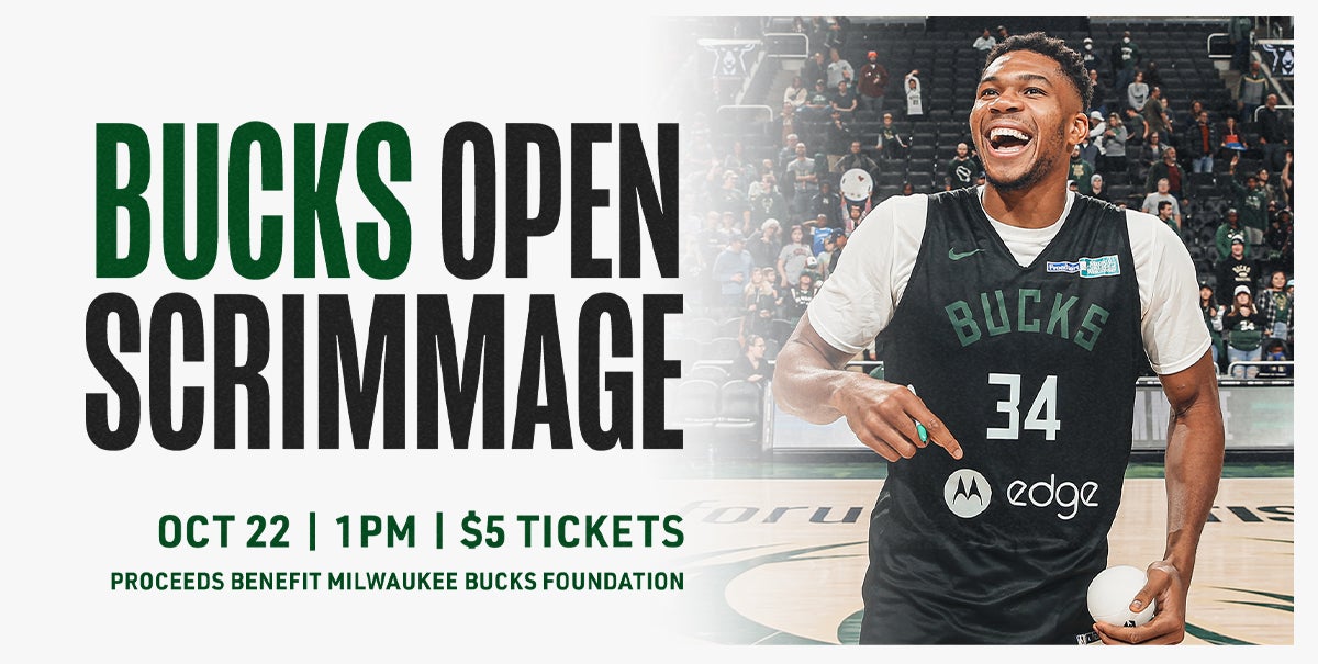 Bucks Open Scrimmage Fiserv Forum