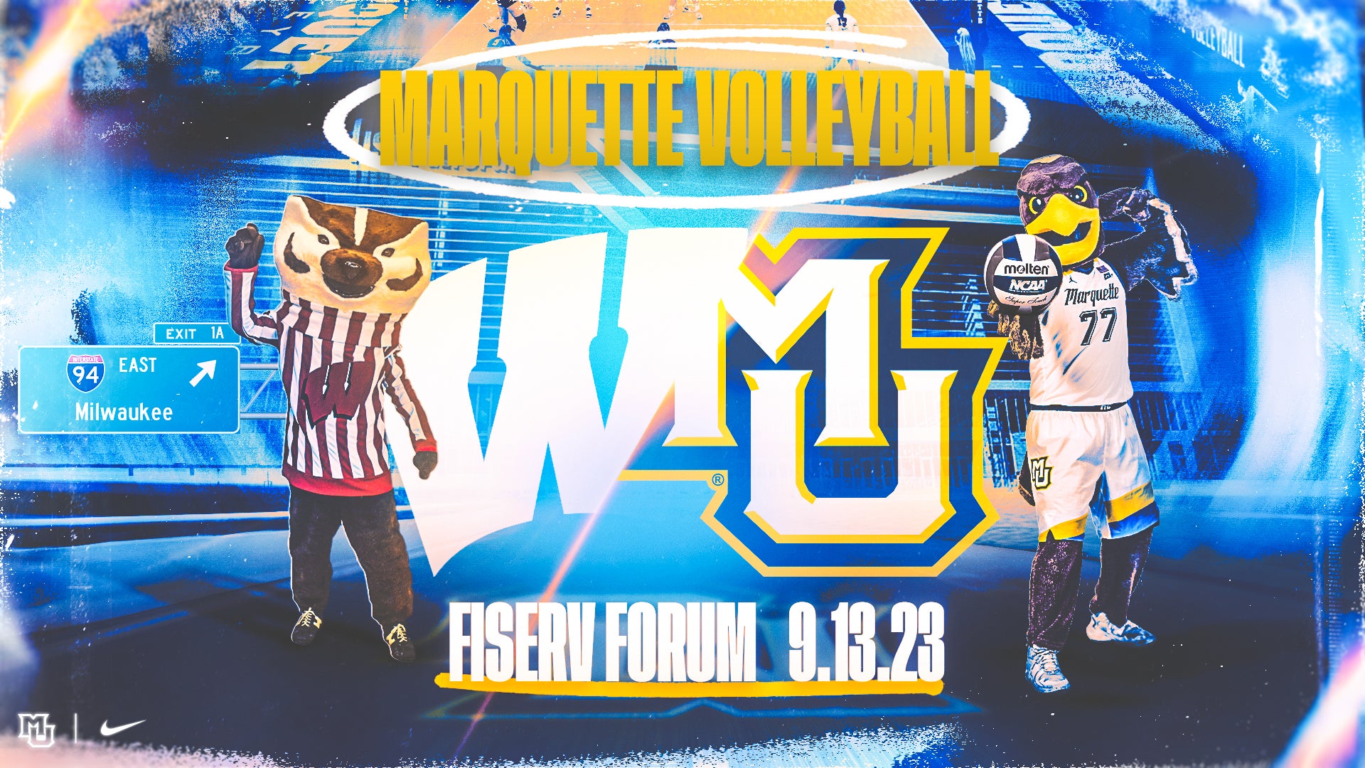 More Info for Marquette Volleyball to host Wisconsin at Fiserv Forum in 2023