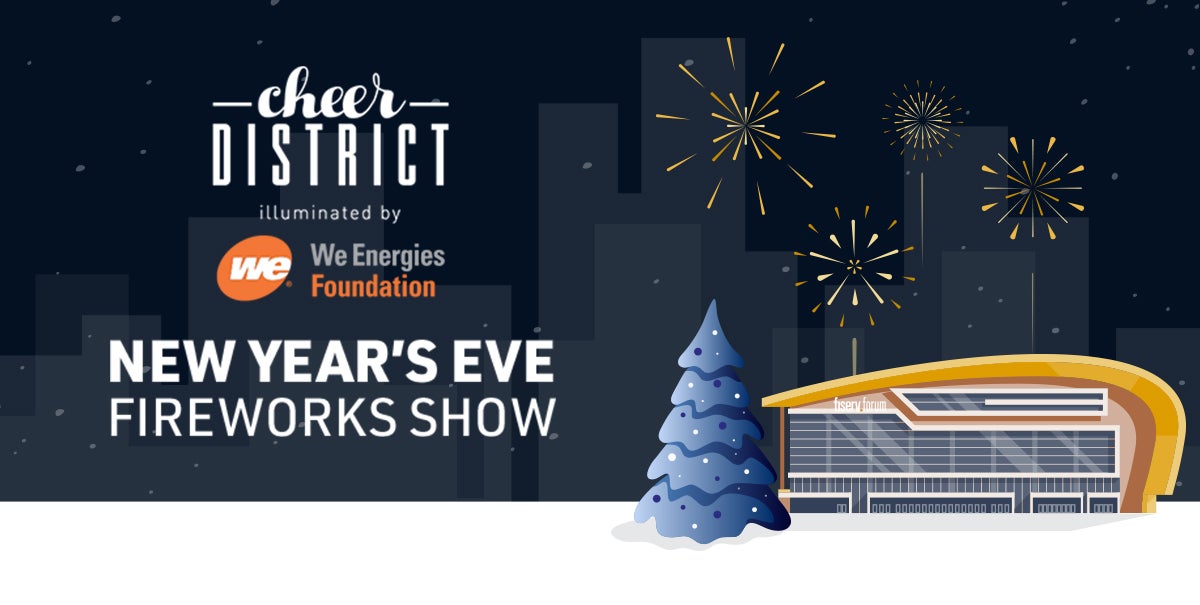 New Year's Eve Fireworks Show Fiserv Forum