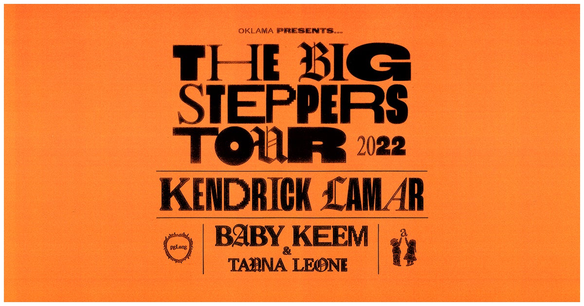 kendrick lamar big steppers tour