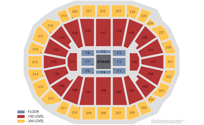 Wisconsin Sports And Entertainment Center Seating Chart